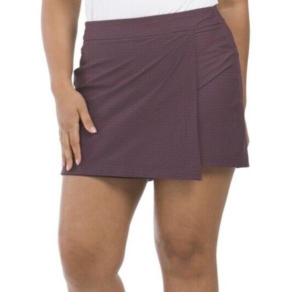 New $88 Spanx Sunshine Skort Shorts 6" Geoscape Blue‎ Orange 50300R Size Large - Picture 1 of 9